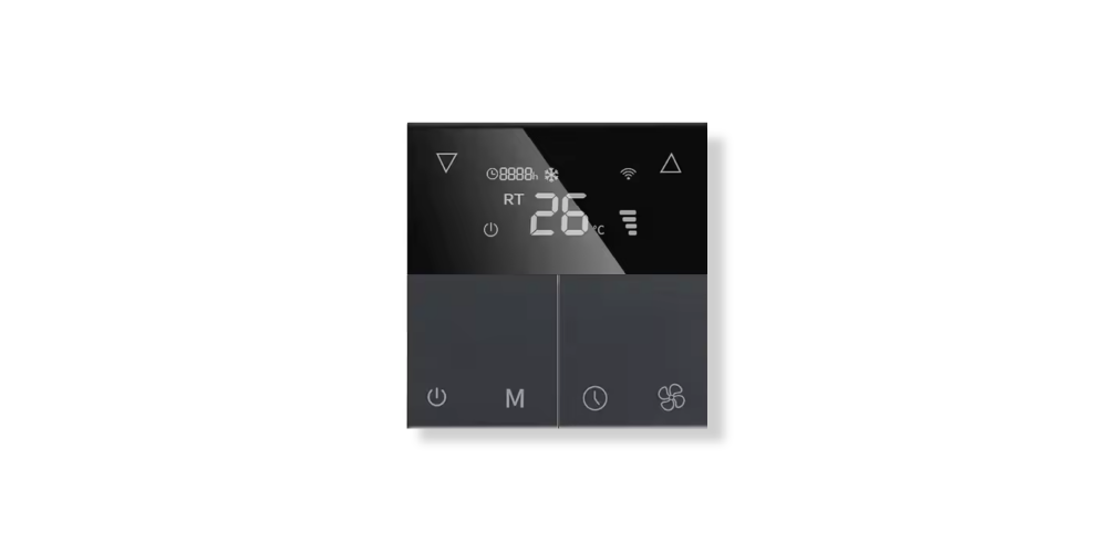 Obliq minimalist touch thermostat